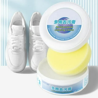 2023 New Multi-Functional Cleaning And Stain Removal Cream, Multipurpose  Cleaning Cream, White Shoe Cleaning Cream with Sponge, White Shoe Cleaner,  No