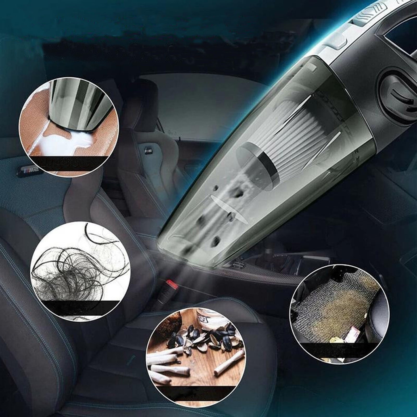 Teissuly Cordlesss Vacuum Cleaner High Power Car Home Dualss Use