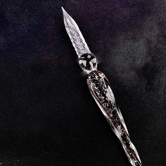 Teissuly Crystal Glass Inks Gift Pen Vintage Dip Pen For Writing Art Decoration