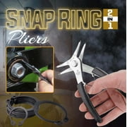 Teissuly Dual-purpose Snap Pliers Disassembly Tool For Inner And Outer Snap Rings 2-in-1 Snap Pliers