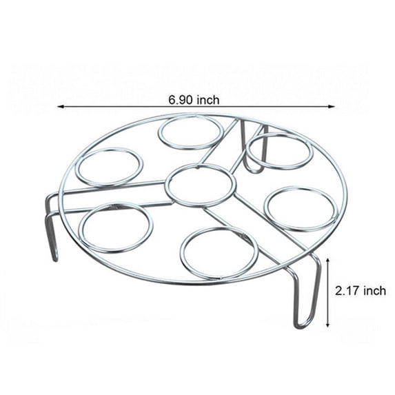 Teissuly Egg Steamer Rack Egg Rack Steamer Trivet Basket Stand for Instant Pot Accessories and Pressure Cooker Accessories Stainless Steel Heavy Duty