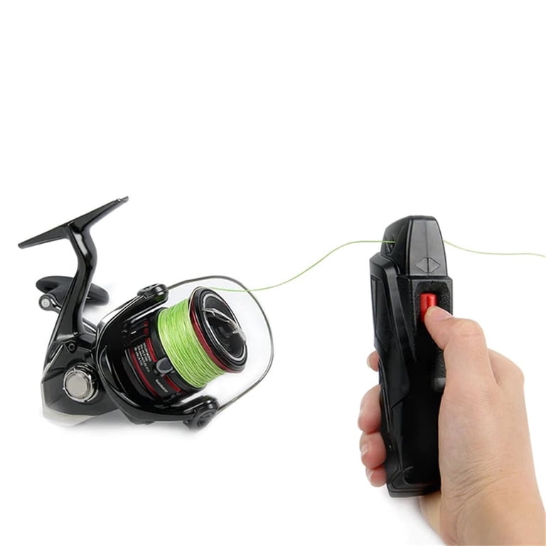 electric fishing reel spooler Fish On PRO Gold Package this easy LineOFF Fishing Line Winder Spooler