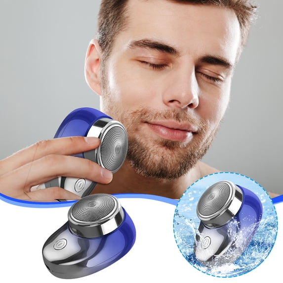 Teissuly Electric Mini Shaver USB Rechargeable Shaver Men's Travel Portable Shaver