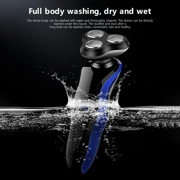 Teissuly Electric Razors Shaver For Men 4 In 1 Grooming Kit Beard Hair Nose Sideburns Trimmers Plus 1 Facial Cleansing Brush Rechargeable Razors