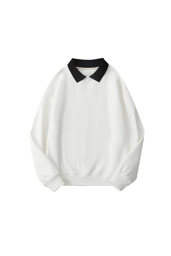 Fashion Women Comfortable Casual Turn-Down Collar Long Sleeve T-Shirt Blouse Tops