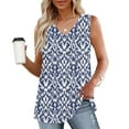 thumbnail image 1 of Teissuly Fashion Women's Spring/Summer Solid Color Casual V-neck Sleeveless Top Tank Top, 1 of 6
