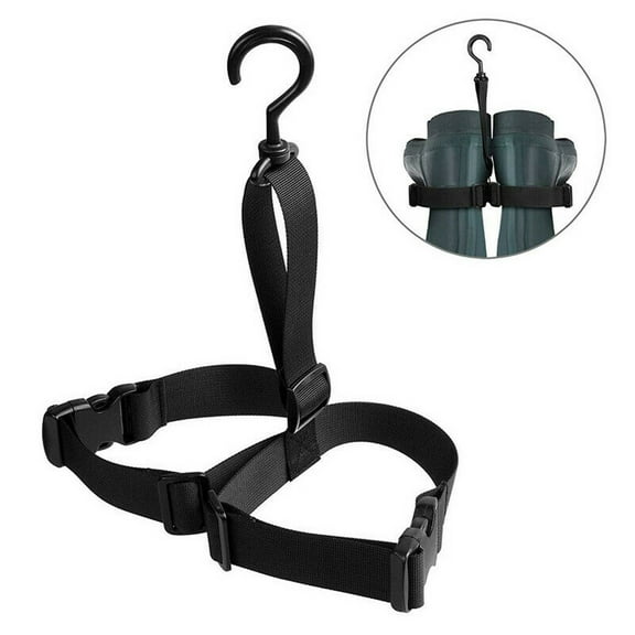 Teissuly Fishing Wader Boots Hanger -Adjustable Strap for Storage Drying Wader Rack - Fits Fishing Waders & Hunting Waders -No Wader Boots