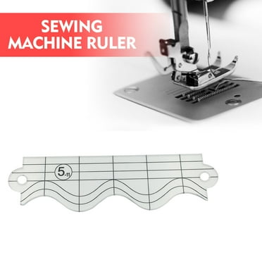 Teissuly Free Motion Quilting Template Series with Quilting Frame for Domestic Sewing Machine Ruler