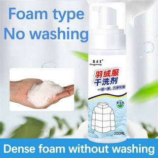  Dry Foam Cleaner, Dry Foam Cleaner For Clothes, Leave-In  Laundry Foam Cleaners, Wash-Free Foam Cleaner for fabric Cloth Down Jacket  Sofa (100ML, 3PCS) : Health & Household