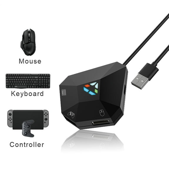 Teissuly Gaming Keyboard Mouse Converter For N-Switch/PS4/X1/360 Game Controller Adaper