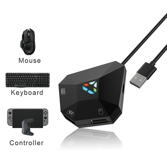 Teissuly Gaming Keyboard Mouse Converter For N-Switch/PS4/X1/360 Game Controller Adaper