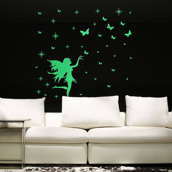 Teissuly Girl Luminous Kids Removable Vinyl Wall Sticker