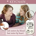 thumbnail image 1 of Teissuly Good Friend Good Sister Gift Pendant Necklace Letter Military Key Chain Present, 1 of 5