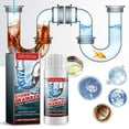 thumbnail image 1 of Teissuly Gutter Clogging Removal Powder Dissolve Sewer Bathroom Toilet Floor Leak Clog Prevention Cleaning 100g, 1 of 9