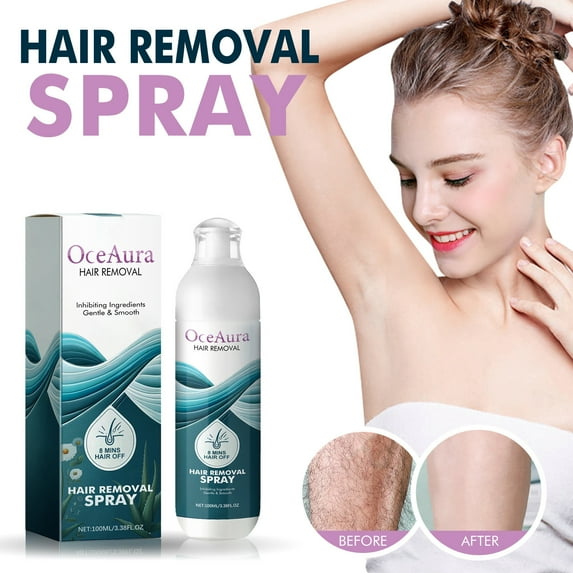 Teissuly Hair Removal Spray Hair Removal Spray Spray Leg Hair Hand Hair Body Care Liquid Gentle 100ml