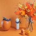 thumbnail image 1 of Teissuly Halloween Simulation Decorated Maple Leaf Decorated Maple Leaf With A Bunch Of Pumpkins, 1 of 6