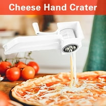 Teissuly Handheld Rotary Cheese Grater, Manual Cheese Grater with Stainless Steel Blade for Grating Hard Cheese Chocolate Nuts Kitchen