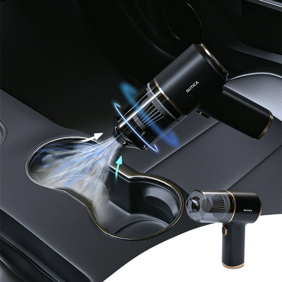 Teissuly Handheld Vacuum Cleansing Powerful Suction Power, For Cars/RVs/Trucks, Filtration And Easy Cleansing Collection Bin, USB Charging Cable Included