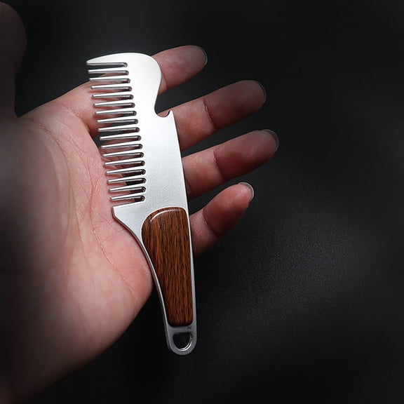Teissuly Hanger Card Comb Metal Beard Comb Pocket Styling Comb Travel Comb Comb Source Manufacturer