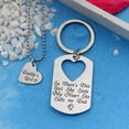 thumbnail image 1 of Teissuly Hot Letter Heart Keychain Key Necklace Daddy Daughter Father Girls, 1 of 8