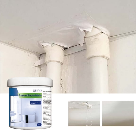 Teissuly Household Agent Sealant, Toilet, Kitchen, External Wall, Plugging, Patching, Brick Smashing And Leak Repairing Paint, 100ML