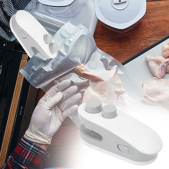 Teissuly Household Snack Sealing Machine Small Household Sealer Mini Sealing Machine Hand Pressure Plastic Sealing Machine Plastic Bag Sealing