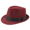 thumbnail image 1 of Teissuly Jazz Hat Men's Breathable Linen Top Hat Hat Curly, 1 of 3
