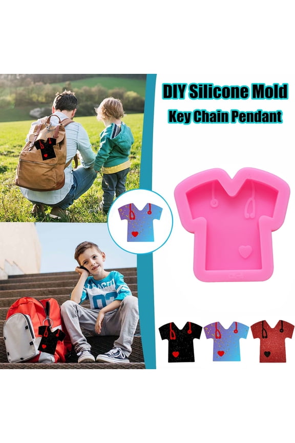 Key Chain Pendant Casting Silicone Crystal Epoxy Resin