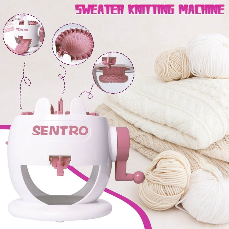Knitting Machine SENTRO 22 Needles Machines Smart Weaving Loom DIY