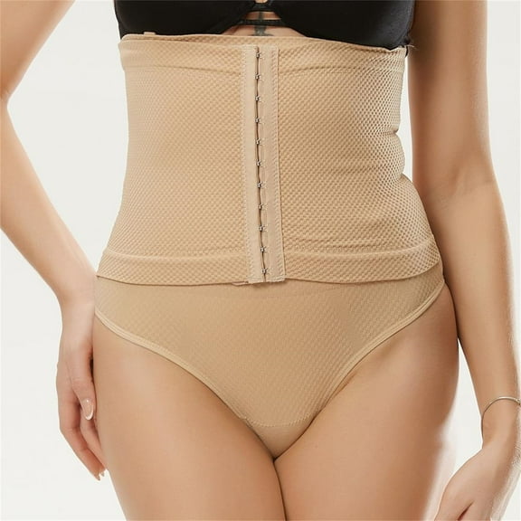 Teissuly Ladies Seamless Body Shaper Abdominal Lifter Hip Shaper Stretch Slimming Body Corset