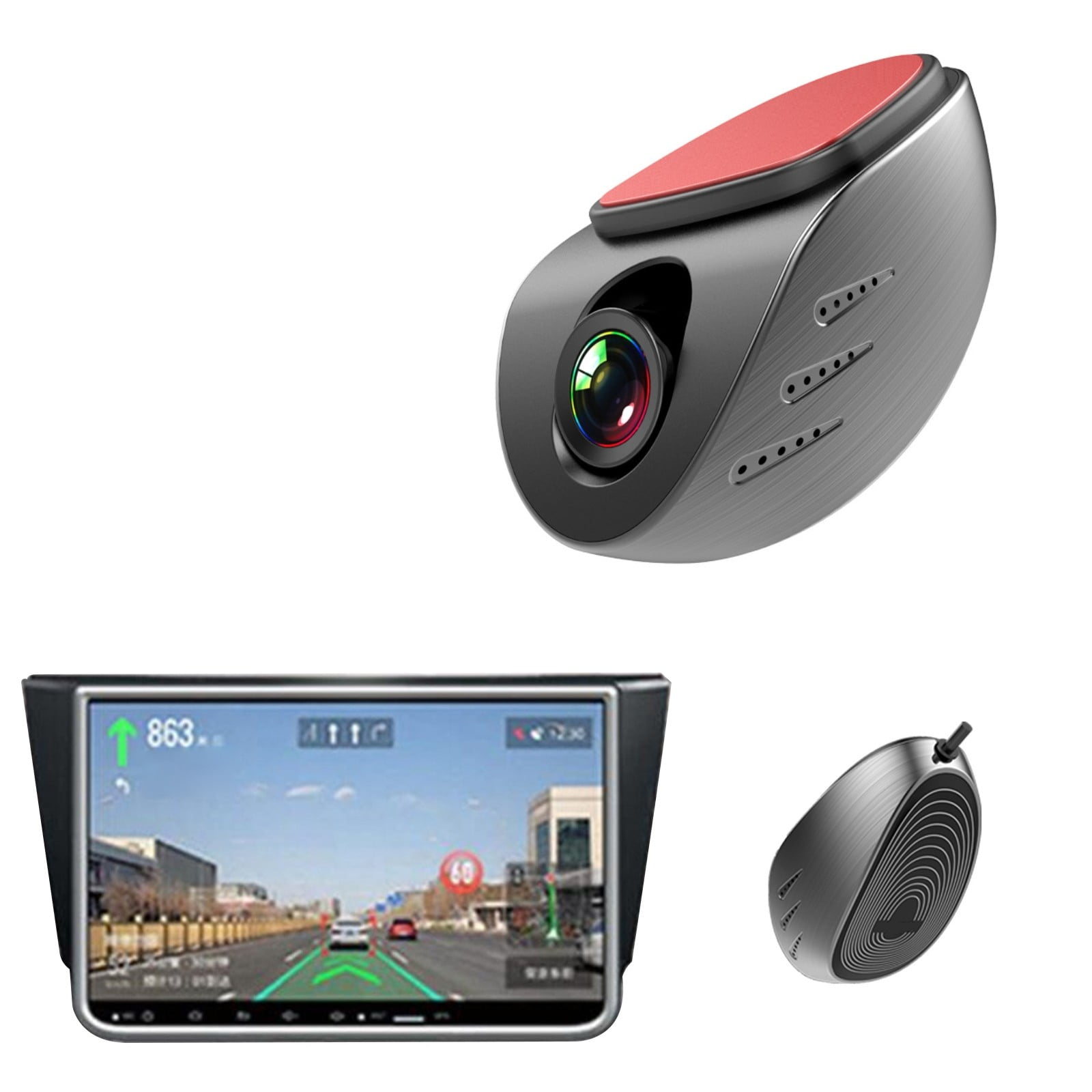 Teissuly Large Screen Car Recorder Android Navigation USB Car Recorder