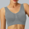 thumbnail image 1 of Teissuly Large Sports Bra Double Layer Seamless Yoga Running Bra Daily Bra, 1 of 5