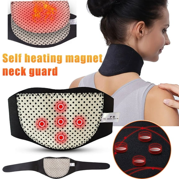Teissuly Magnetic Neck Protector With Self-heating Support For Neck Protectors With Neck Support