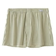 thumbnail image 1 of Teissuly Men Casual Plaid Summer Solid Elastic Waist Boxers Cotton Home Pants Shorts, 1 of 2