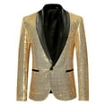 thumbnail image 1 of Teissuly Men's And Winter Fashion Personality Sequins Casual Suit Jacket, 1 of 3