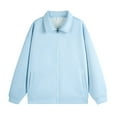 thumbnail image 1 of Teissuly Men's Casual Pullover Top With Suede Solid Color Loose Fitting Men's Long Sleeved Lapel Top/shirt, 1 of 6