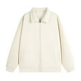 thumbnail image 1 of Teissuly Men's Casual Pullover Top With Suede Solid Color Loose Fitting Men's Long Sleeved Lapel Top/shirt, 1 of 6