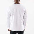 thumbnail image 1 of Teissuly Men's Fashion Casual Solid Color Long Sleeve Round-Neck Loose Blouses Shirts, 1 of 2