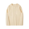 thumbnail image 1 of Teissuly Men's Long Sleeved T-shirt Round Neck Casual Long Sleeved T-shirt Men's Top Long Sleeved Round Neck Top/shirt, 1 of 5