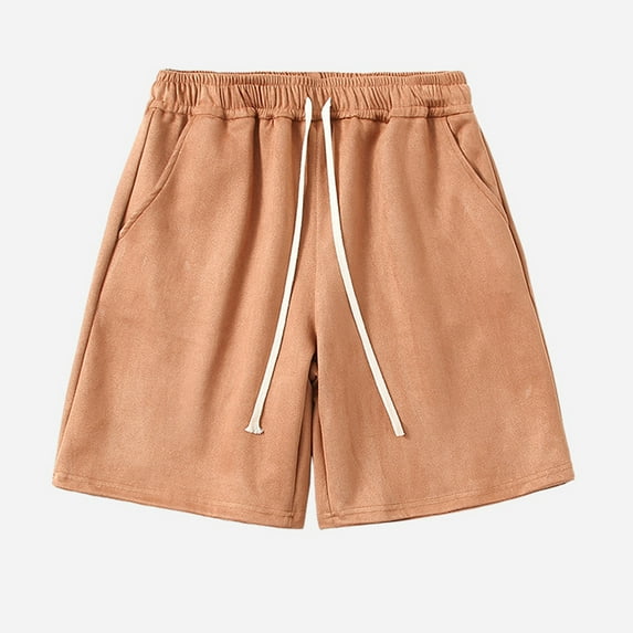 Teissuly Men's Pocket Beach Pants Sports Running Shorts Gym Workout Shorts Sports Training Shorts