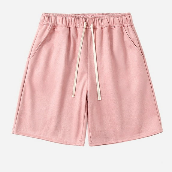 Teissuly Men's Pocket Beach Pants Sports Running Shorts Gym Workout Shorts Sports Training Shorts