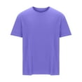 thumbnail image 1 of Teissuly Men's Summer Casual Loose Short Sleeved Round Neck T-shirt, 1 of 4