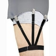 thumbnail image 1 of Teissuly Mens Shirt Stays Elastic Garter Shirts Holder with Non-slip Clamps, 1 of 1