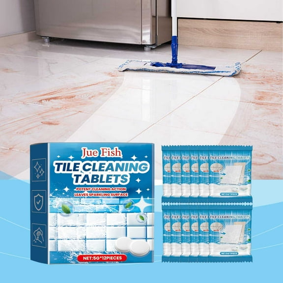 Teissuly Multi-effect Floor Cleaning Tablets Decontamination Cleaning Tile Cleaning Tablets Fresh And Aromatic Universal Floor Cleaning Tablets