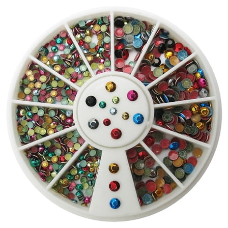 Teissuly Non Hotfix Rhinestones Crystal Flatback Nail Art Stones Tips Decoration