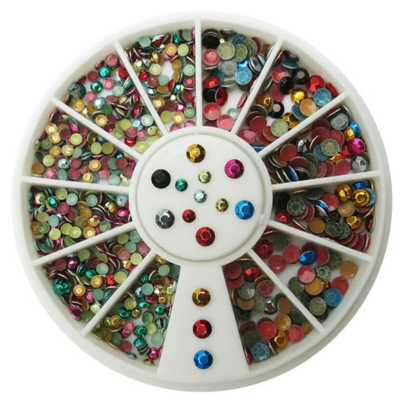 Teissuly Non Hotfix Rhinestones Crystal Flatback Nail Art Stones Tips Decoration