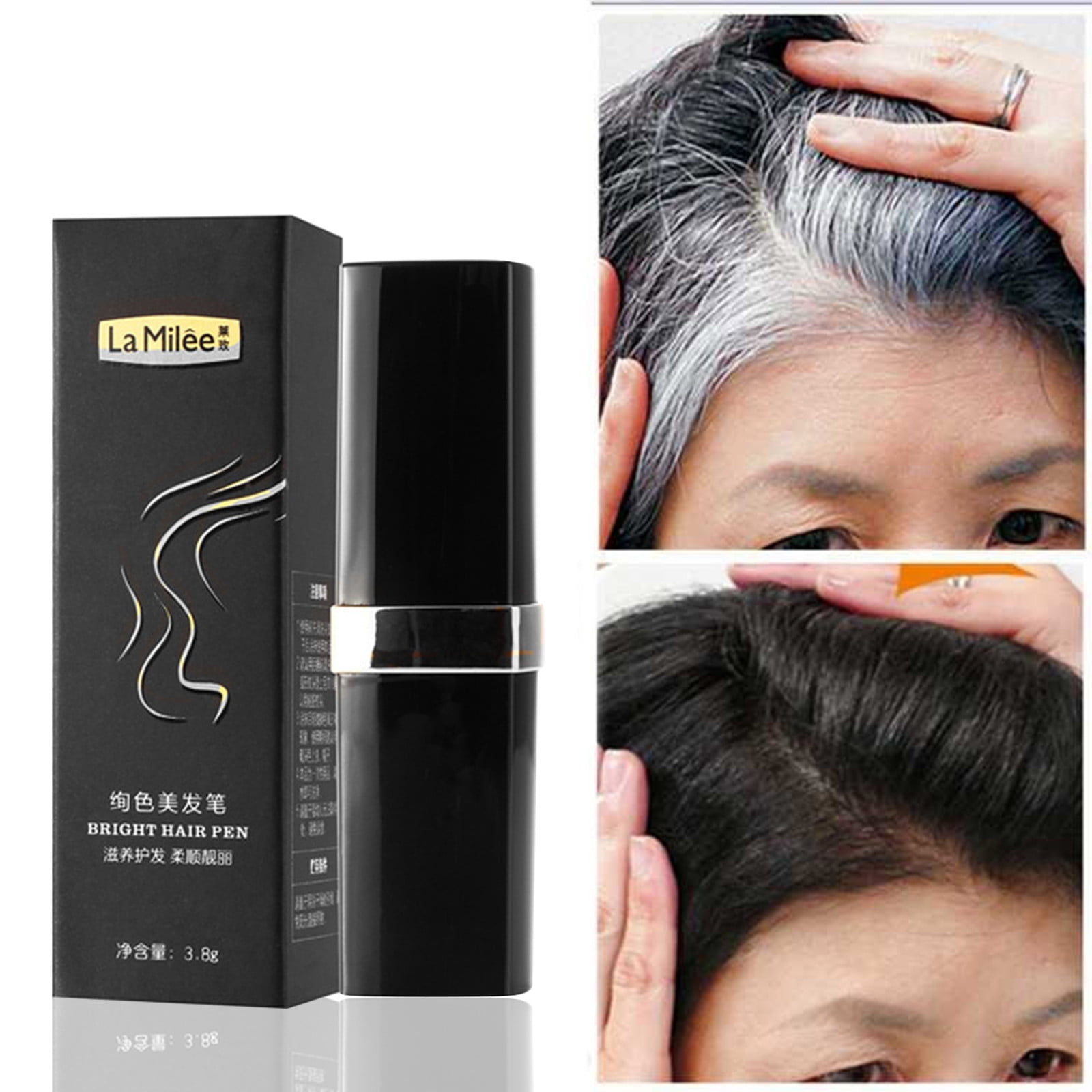 Teissuly One-time Dyeing Hair Instant Brown Cover Hair Color Change ...
