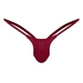 thumbnail image 1 of Teissuly Open Back Mens Underpants Low Briefs G-string Thong Underwear, 1 of 6
