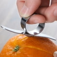 thumbnail image 1 of Teissuly Orange Peeler Citrus Peelers Stainless steel Affordable Orange Peeler Tool Easy Fruit Slicer Cutter Peeler Remover Kitchen Accessories Knife Cooking Tools Kitchen Gadget, 1 of 7