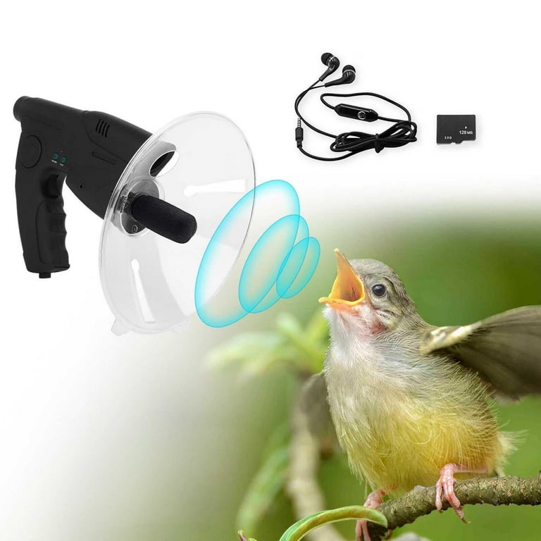 Teissuly Parabolic Microphone Ear For Long Range Listening Device 8X Outdoor Bird Listening Device Parabolic Microphone Bird Monocular Sound Amplifier Walmart